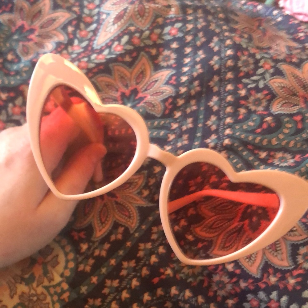 Pink Heart Cat Eye Sunglasses (brand new!)